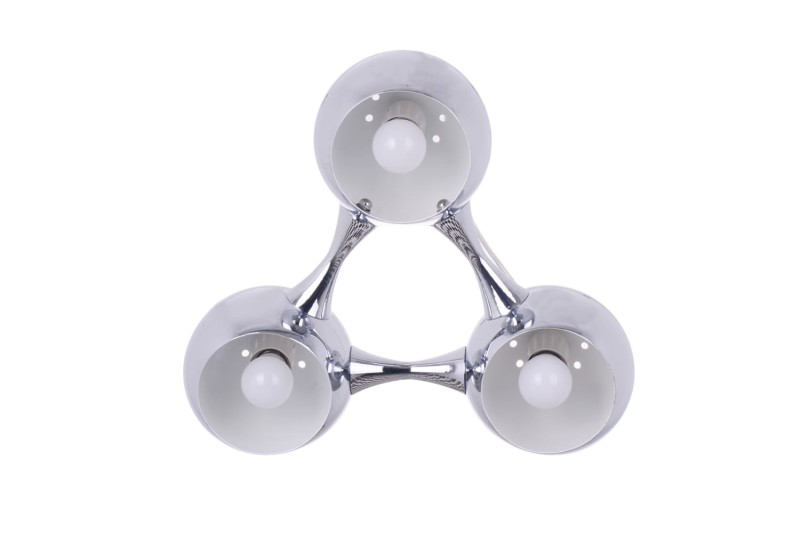INES chrom lampa zwis potrójny