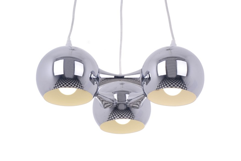 INES chrom lampa zwis potrójny