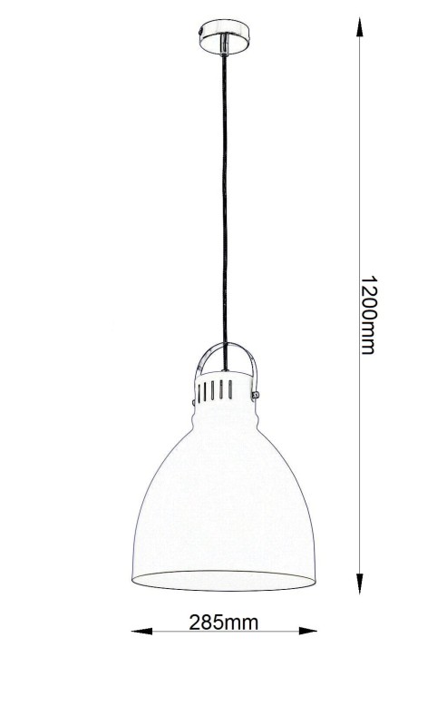 INDIGO loft style biała lampa wisząca E27 hurt