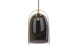 IDOYA-B fascynująca czarny chrom/złoty lampa wisząca w stylu loft
