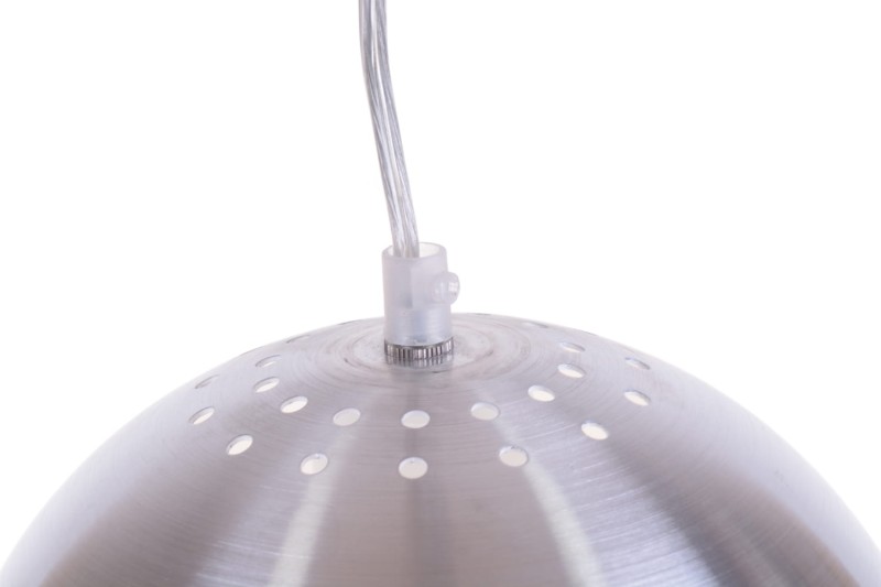 IBANA aluminium+biały lampa zwis pojedynczy