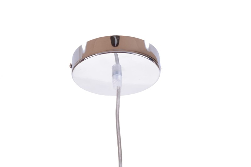 IBANA aluminium+biały lampa zwis pojedynczy