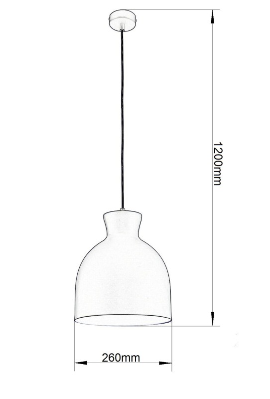 GUSTO loft style czarny lampa wisząca zwis E27