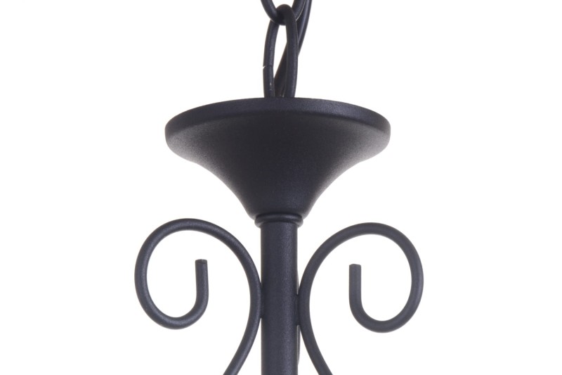 DEMETER-1 czarny mat lampa zwis 1*E27