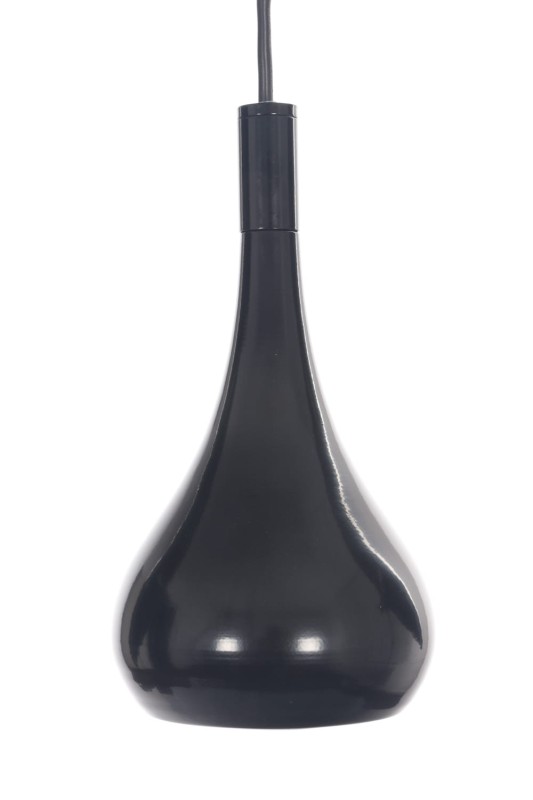 CORRADO M lampa zwis pojedyńczy klosz metal czarny