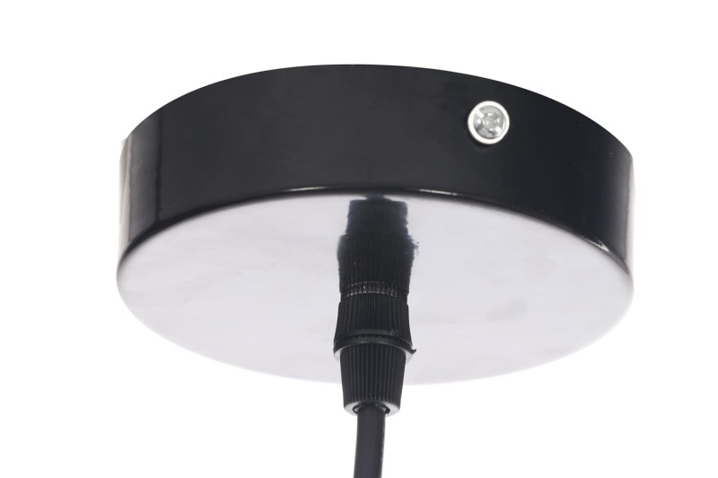 CORRADO M lampa zwis pojedyńczy klosz metal czarny