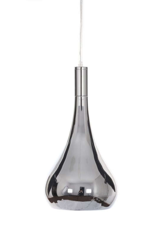 CORRADO D lampa zwis pojedyńczy klosz metal chrom