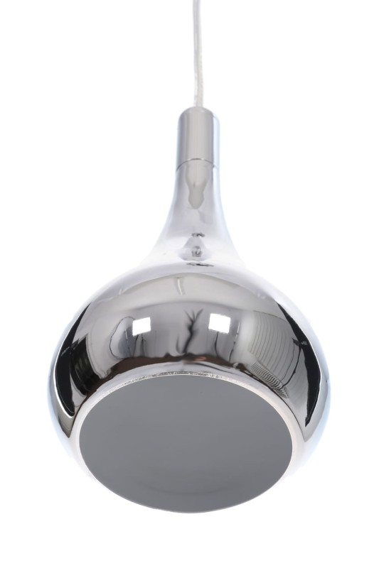 CORRADO D lampa zwis pojedyńczy klosz metal chrom