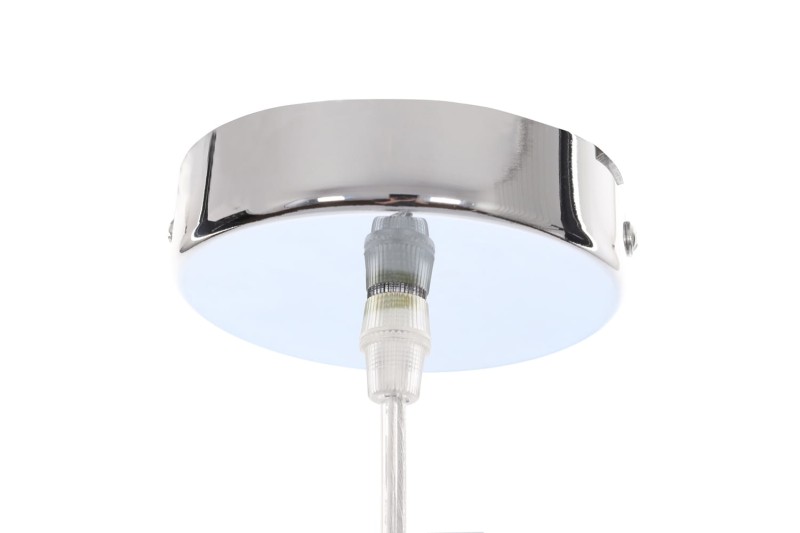 CORRADO D lampa zwis pojedyńczy klosz metal chrom