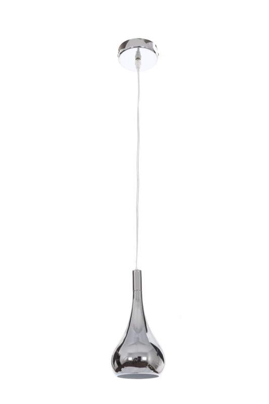 CORRADO D lampa zwis pojedyńczy klosz metal chrom