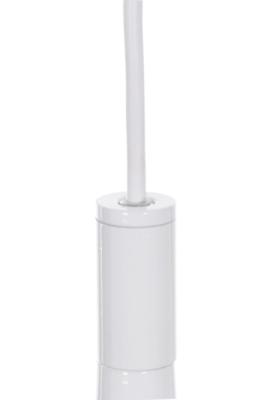 CORRADO D lampa zwis pojedyńczy klosz metal biały