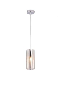 CHICA-1 lampa sufitowa wisząca klosze piaskowane i dymione 1xE27 nad wyspę do salonu 