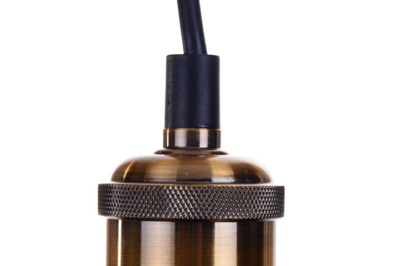 CESARE loft lampa wisząca klosz metal czarny