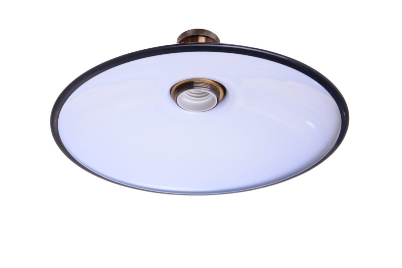 CESARE loft lampa wisząca klosz metal czarny