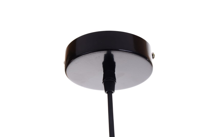 CESARE loft lampa wisząca klosz metal czarny