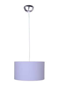 BORGIA szara lampa sufitowa wisząca klosz abażur szary tkanina Ø45cm ↕100cm 1xE27 hurt