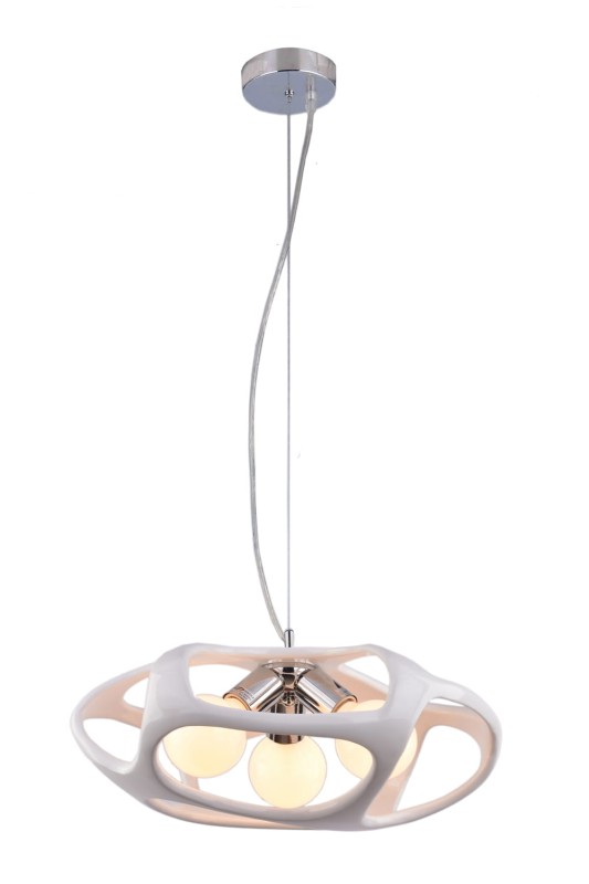 BONITTA-W chrom+biały lampa zwis*3 żarówki fi430mm