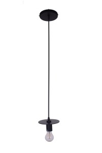 AURIGA czarna lampa sufitowa wisząca styl loft industrial   Ø14cm ↕120cm 1xE27  Hit sprzedaży !