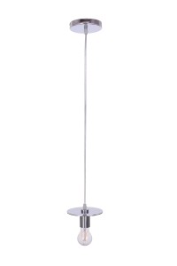 AURIGA chrom lampa sufitowa wisząca styl loft industrial   Ø14cm ↕120cm 1xE27  Hit sprzedaży !