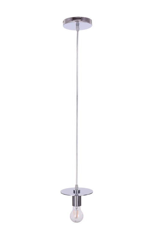AURIGA modern loft chrom,  lampa zwis 1xE27