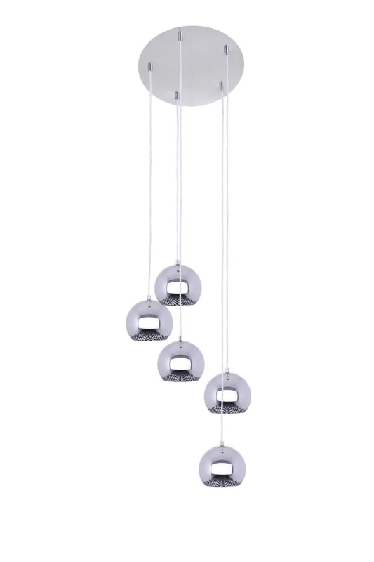 ARTEMIDA-5 chrom lampa zwis 5*GU10