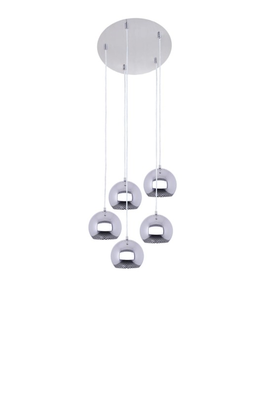 ARTEMIDA-5 chrom lampa zwis 5*GU10