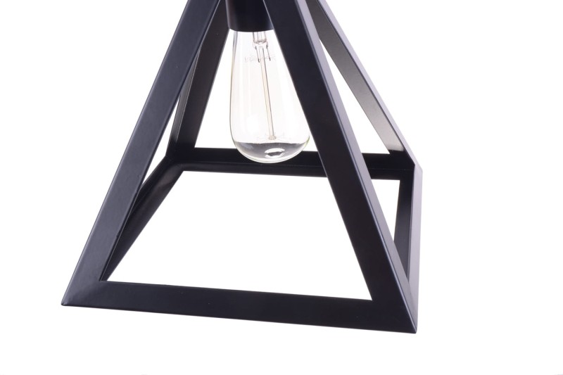 AMADO loft czarny lampa zwis pojedynczy E27 hurt
