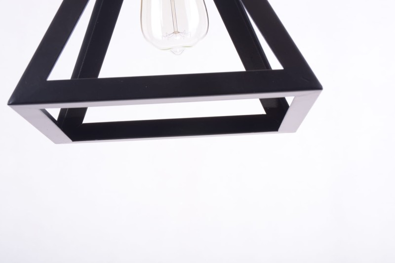 AMADO loft czarny lampa zwis pojedynczy E27 hurt
