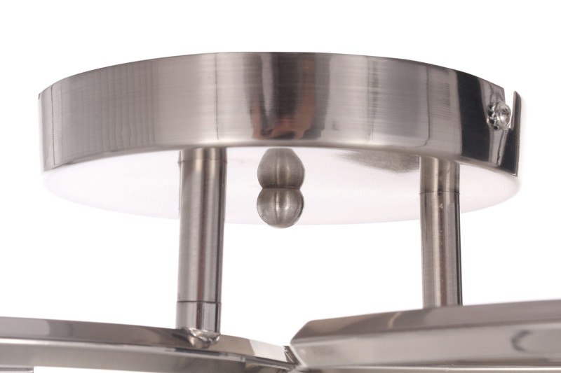 ZOE-4 satynowy nikiel lampa  sufit żyrandol