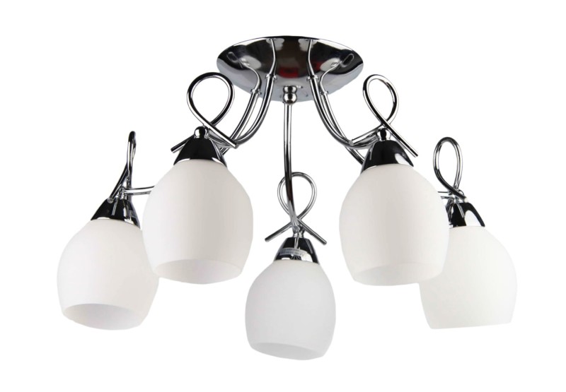 VIVIAN-5 chrom lampa żyrandol