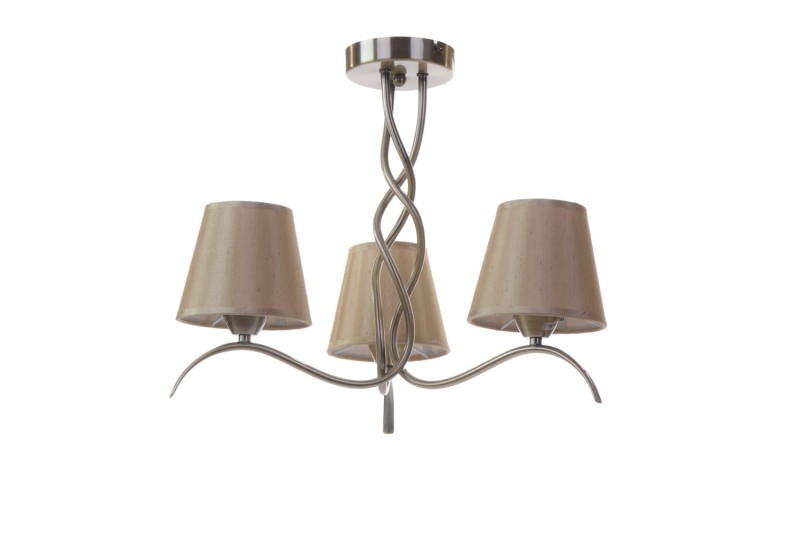 ROCCA-3 antyczny mosiądz lampa sufitowa
