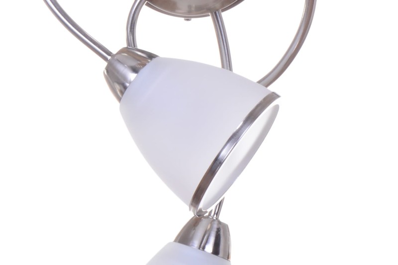 NELA-6 satynowy nikiel lampa  sufit żyrandol