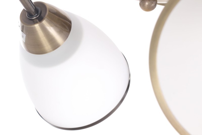 NELA-6 antyczny mosiądz lampa  sufit żyrandol