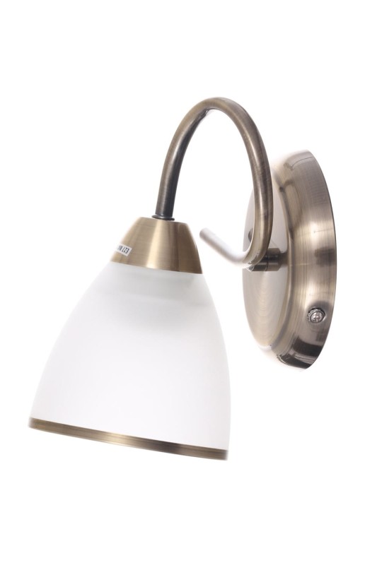 NELA-1 antyczny mosiądz lampa ścienna kinkiet