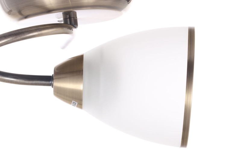 NELA-1 antyczny mosiądz lampa ścienna kinkiet