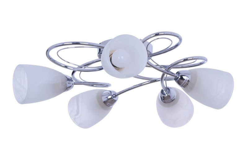 MELANIA-5 chrom lampa sufit żyrandol