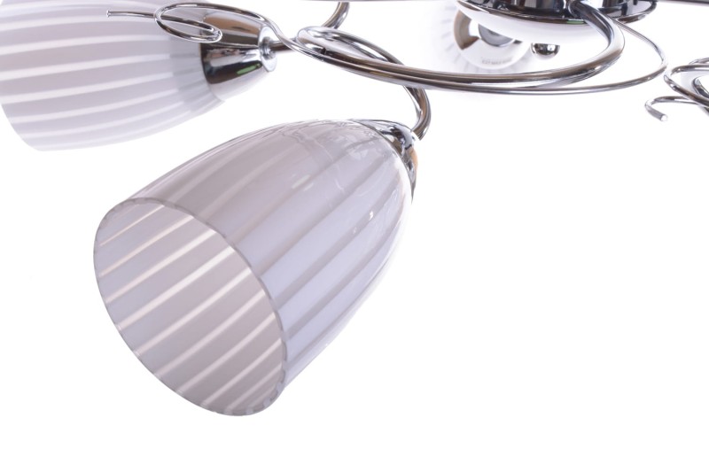 LEA-5C chrom lampa sufitowa żyrandol