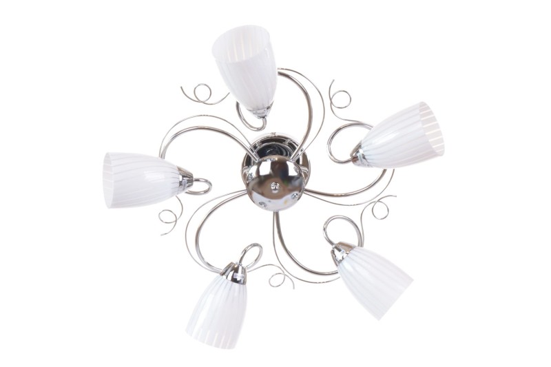 LEA-5C chrom lampa sufitowa żyrandol