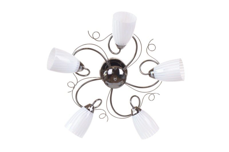LEA-5B pearl black lampa żyrandol
