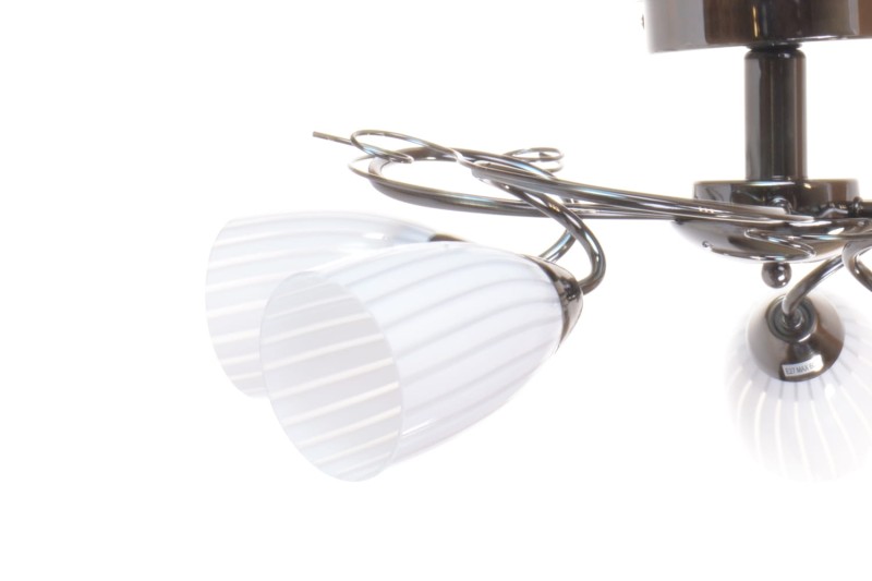 LEA-5B pearl black lampa żyrandol