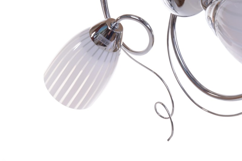 LEA-3C chrom lampa sufitowa żyrandol