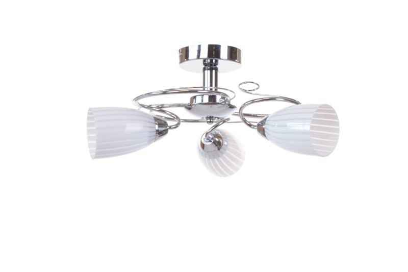 LEA-3C chrom lampa sufitowa żyrandol