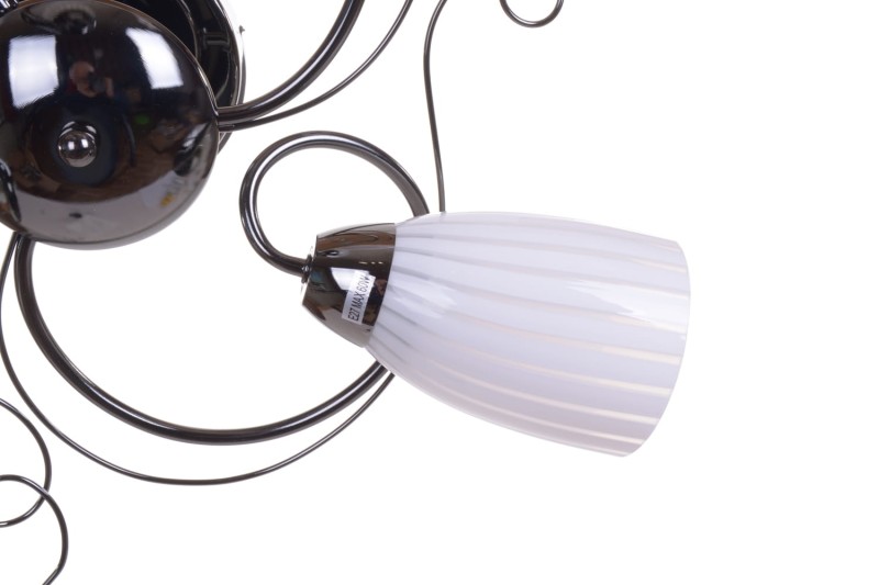 LEA-3B pearl black lampa żyrandol
