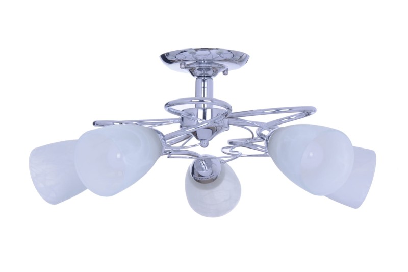APRILIA-5 chrom klasyczna lampa sufitowa E27 hurt