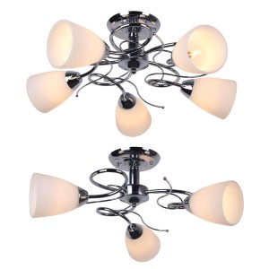 APRILIA-3 chrom klasyczna lampa sufitowa żyrandol 3xE27