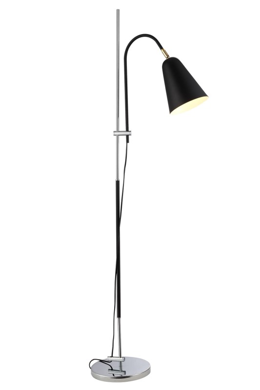 MONTREAL – czarna lampa podłogowa E27