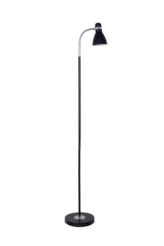FL-3714F czarna lampa stojąca podłogowa