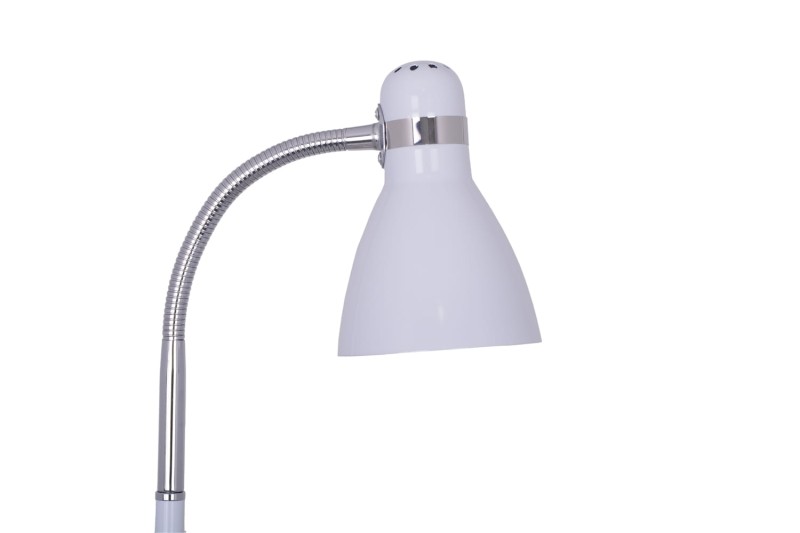 FL-3714F biała lampa stojąca podłogowa
