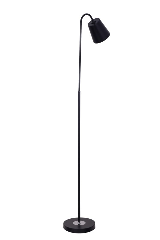 FL-3506F czarna lampa stojąca podłogowa
