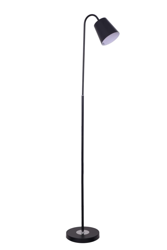 FL-3506F czarna lampa stojąca podłogowa